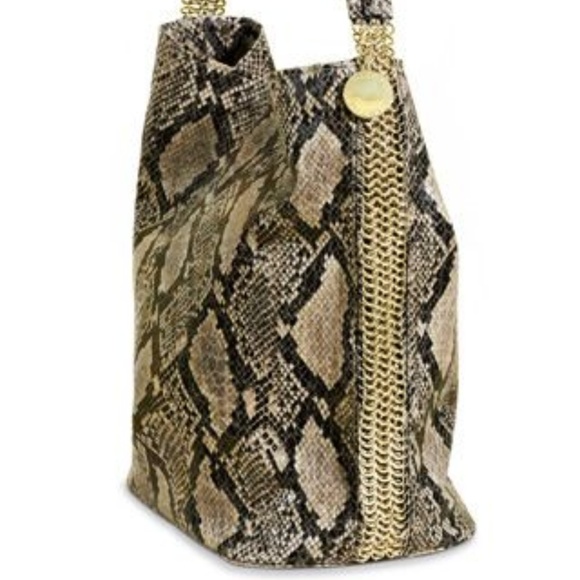 SOLD Embossed $1435 Bailey Boo Hobo Bag Vegan Leather - Picture 6 of 8